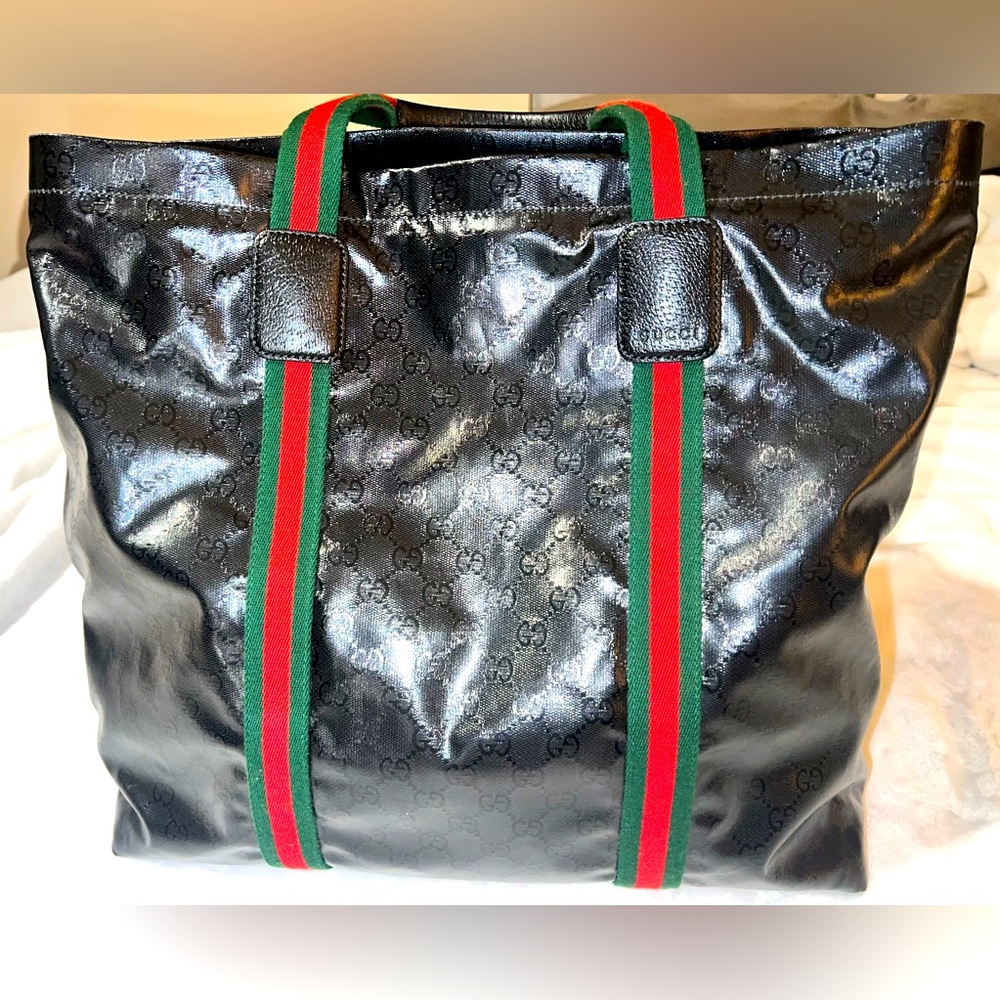Gucci GG Crystal canvas medium tote